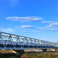 Photos: 荒川橋梁を渡る都営5300形電車