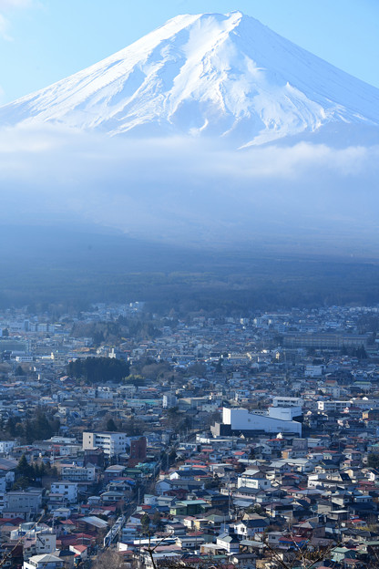 富士山とE353系特急富士山回遊号