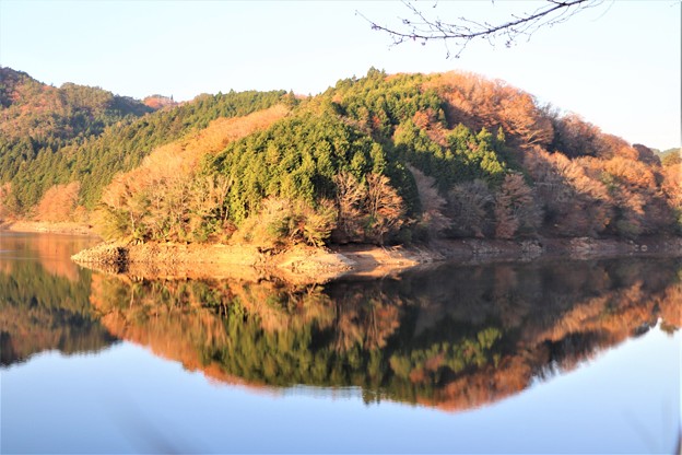 Photos: 三河湖の水鏡