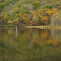 Photos: 戸隠鏡池の秋色。