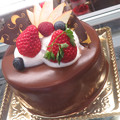 Photos: チョコレートいちごデコレーションケーキ。