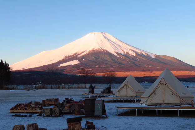 Photos: 真冬のキャンプ。