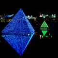 Photos: ブルーイルミピラミッド。