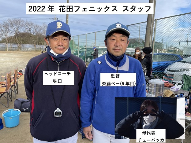 2022年 花田フェニックス スタッフ 紹介