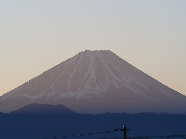 元日の富士山