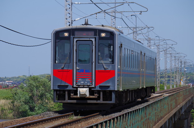 キハ126系ワンマン普通列車
