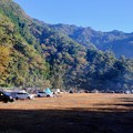 寒い朝-奈良県野迫川村：アドベンチャーランドキャンプ場