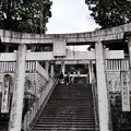 石段を登って-福岡県福津市：宮地嶽神社