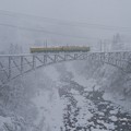 吹雪の千垣橋梁