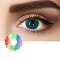 Photos: 2022 New Black Border Double Ring White Color Contact Lenses