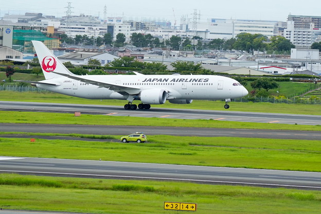 Photos: 大空へ 離陸　JAL Boeing 787-8 Dreamliner