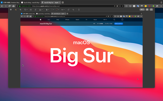 macOS Big Sur：スクリーンショット撮影後に素早く注釈可能
