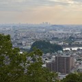 日本ラインうぬまの森：眺望の丘から見た景色 - 4（鵜沼城跡と名駅ビル群）