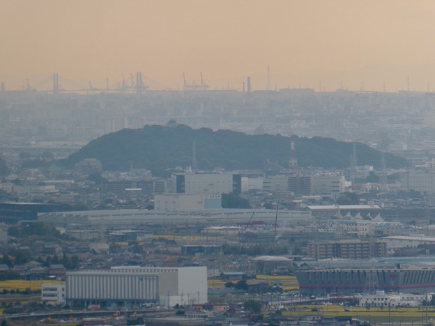日本ラインうぬまの森：展望塔広場から見た景色 - 33（小牧山）