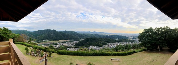 日本ラインうぬまの森：展望台から見た景色（パノラマ）