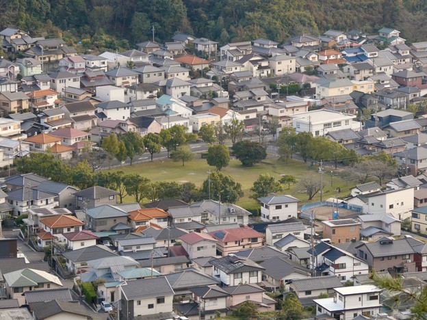 日本ラインうぬまの森：眺望の道から見た景色 - 11（新鵜沼台公園）