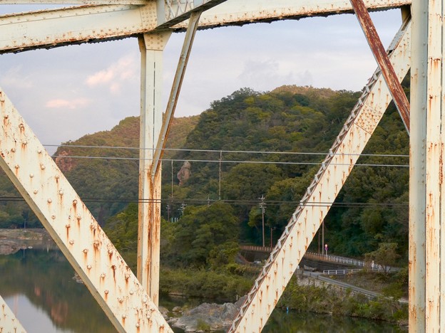 犬山橋から見た景色 - 11：継鹿尾山