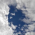 Photos: 雲の隙間から見えた青空（10月6日）