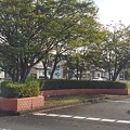 Photos: 矢板駅近くのロータリー（10月8日）