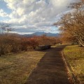 長峰公園の道から見えた山（12月4日）