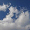 雲のある青空（1月9日）