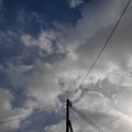 電柱と雲（1月12日）