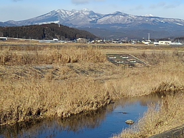 Photos: 高原山と川（1月13日）