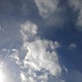 青空とバランスの良い雲（1月12日）