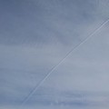 飛行機雲の跡（1月15日）