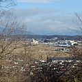 Photos: 川崎城跡公園の高台から見えた市街地（1月19日）