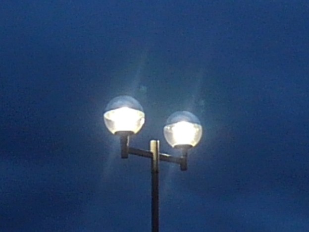 2個の街灯（3月26日）