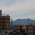 Photos: 屋上駐車場から見えた山（5月8日）
