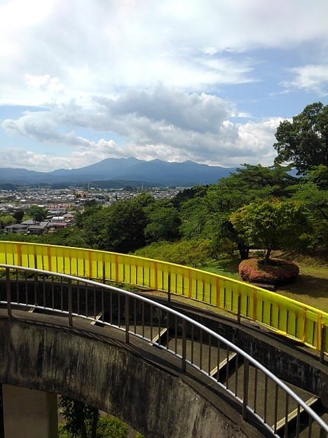 長峰公園の展望塔からの眺め（6月12日）