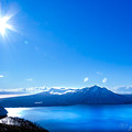 Photos: 支笏湖と風不死岳と樽前山