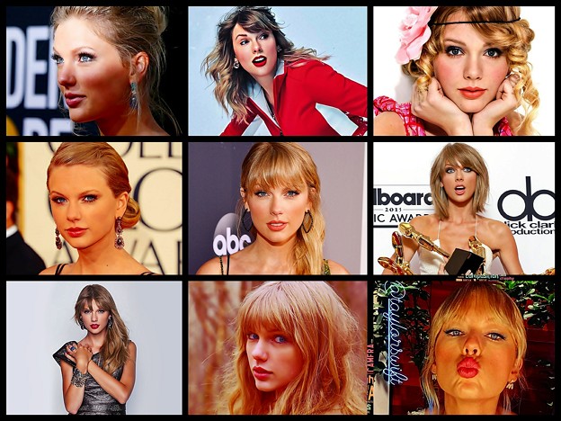 Photos: Beautiful Blue Eyes of Taylor Swift(11143) Collage
