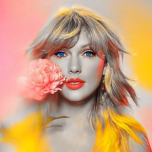 Beautiful Blue Eyes of Taylor Swift(11163)