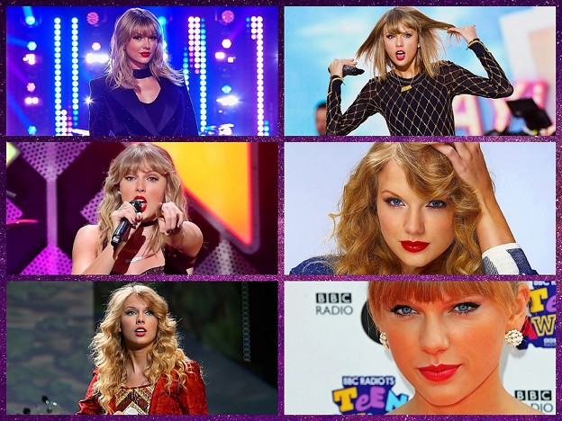 Beautiful Blue Eyes of Taylor Swift(11165) Collage