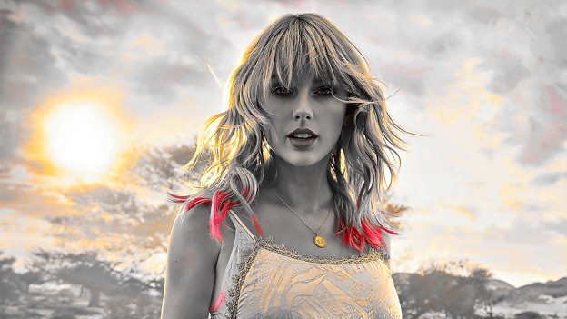 Beautiful Blue Eyes of Taylor Swift(11236)