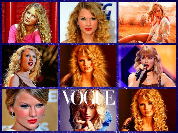Beautiful Blue Eyes of Taylor Swift(11326) Collage