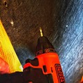 Photos: 5.12#改造計画110弾#電動ドライバー→防音板打ち直し購入5年"BLACK+DECKER"cord-system drill driver to soundproof screw worksDIY