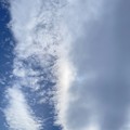 Photos: 4.23Dangerous heat of 2day continuation, today sky at cloud path(#StandWithUkraine)2日連続30℃超え…明日冬明後日夏