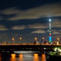 スカイツリー　東京2020パラリンピック競技大会開催1年前　点灯