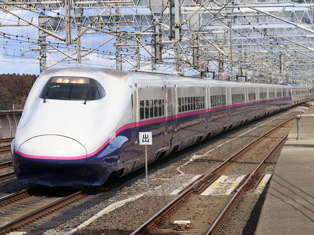Photos: 東北新幹線E2系1000番台　J66編成他17両編成