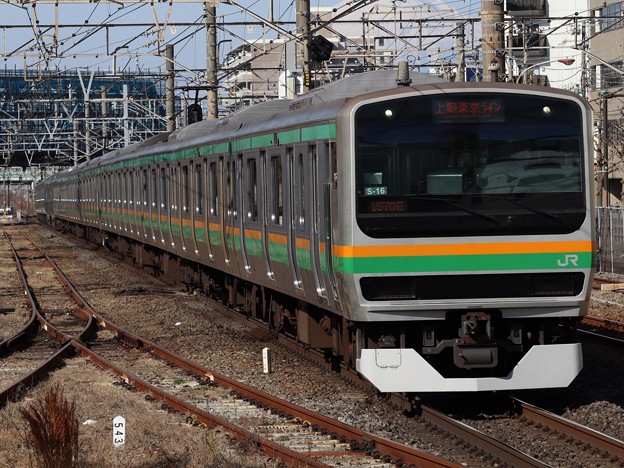東海道線E231系1000番台　S-16＋K-21編成
