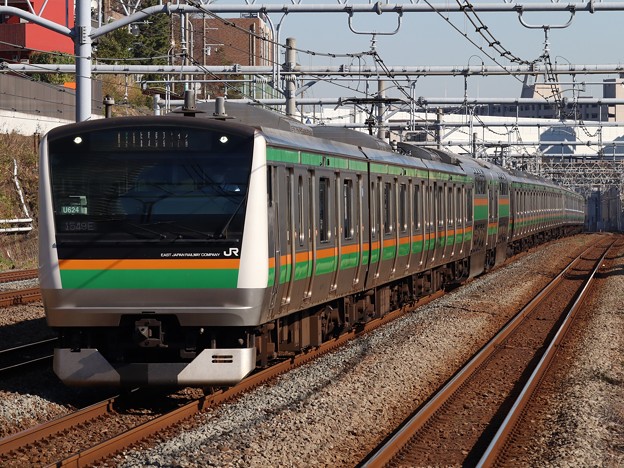 東海道線E233系3000番台　U624＋U2編成
