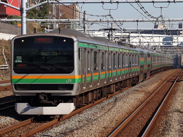 東海道線E231系1000番台　K-38＋S-16編成