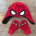 Photos: (MA) GAPスパイダーマン　帽子とミトンセット $５