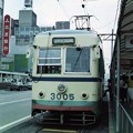 岡山電気軌道3005広告電車