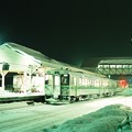雪の倶知安駅