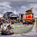 Photos: 高山祭 鳳凰台 屋台蔵付近 360度パノラマ写真